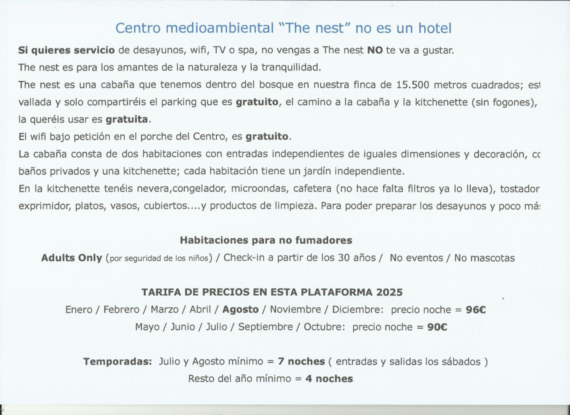 El Plano Centro Medioambiental The Nest - Adults Only 게스트하우스 외부 사진